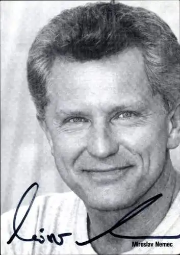 Ak Schauspieler Miroslav Nemec, Portrait, Autogramm