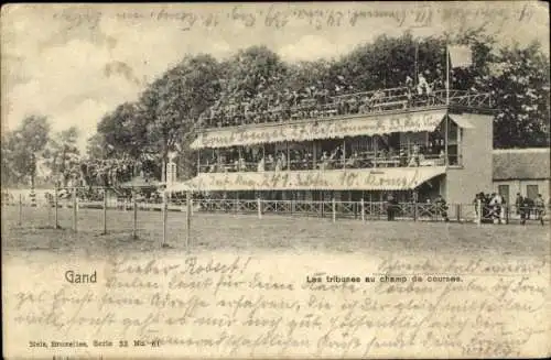 Ak Gand Gent Ostflandern, Les tribunes au champ de courses