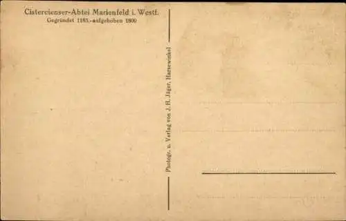 Ak Marienfeld Harsewinkel Westfalen, Cistercienser-Abtei, Klosterkirche, Chor-Umgang