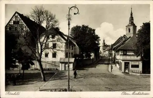 Ak Römhild in Thüringen, Obere Marktstraße