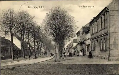 Ak Jerichow an der Elbe, Lindenstraße