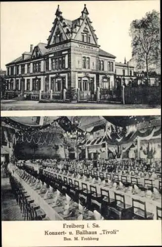 Ak Freiberg in Sachsen, Konzerthaus-Ballhaus Tivoli