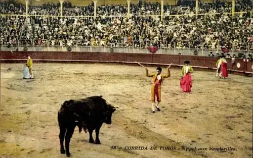 Ak Bullfight, Appel aux banderilles