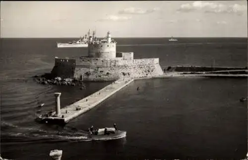 Ak Insel Rhodos Griechenland, Leuchtturm