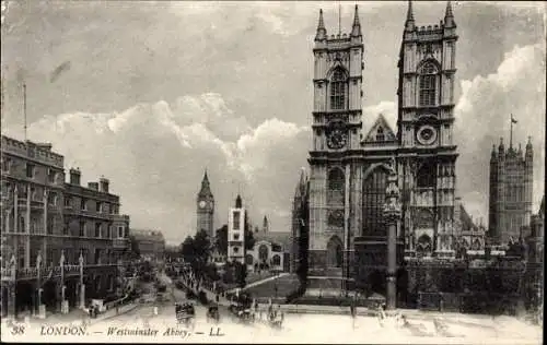 Ak London City England, Westminster Abbey