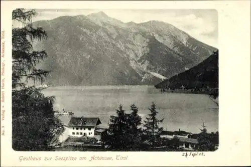 Ak Achensee Tirol, Gasthaus zur Seespitze