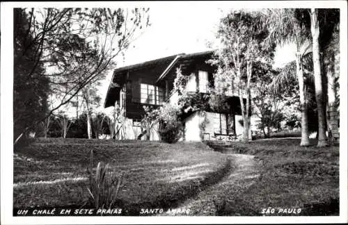 Ak São Paulo Brasilien, Chalet in Sete Prias Santo Amaro