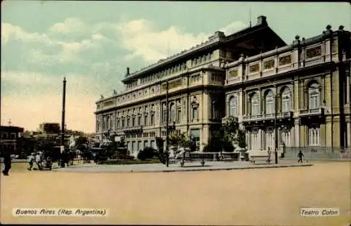 Ak Buenos Aires Argentinien, Teatro Colon