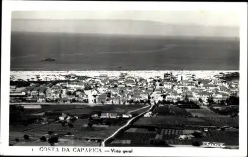 Ak Costa da Caparica Portugal, Vista geral