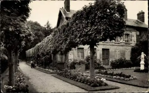 Ak Méru Oise, Entree du Parc