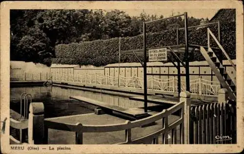 Ak Méru Oise, La piscine