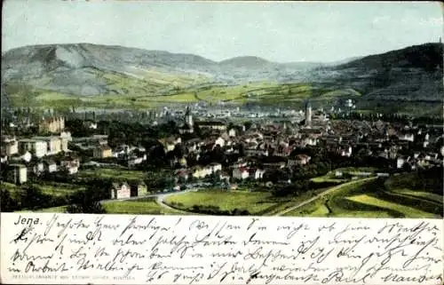 Ak Jena in Thüringen, Panorama