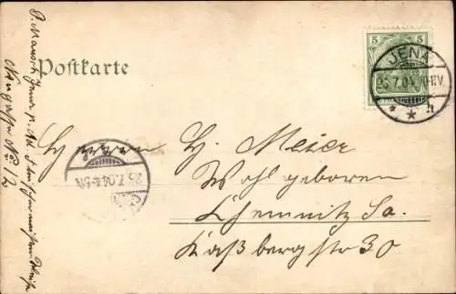 Ak Jena in Thüringen, Panorama