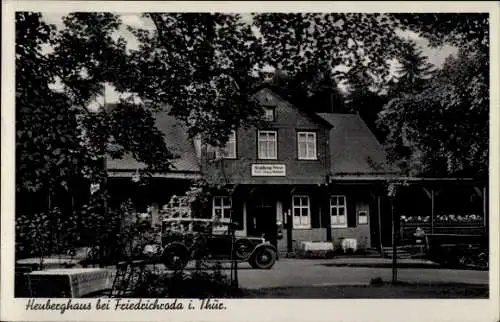 Ak Friedrichroda im Thüringer Wald, Heuberghaus, Inh. Max Höhne, Rennsteig