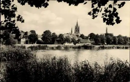 Ak Werder an der Havel, Teilansicht