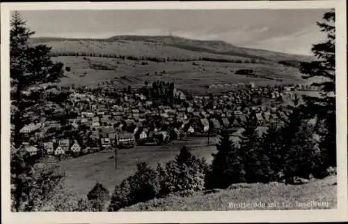 Ak Brotterode in Thüringen, Großer Inselsberg, Panorama