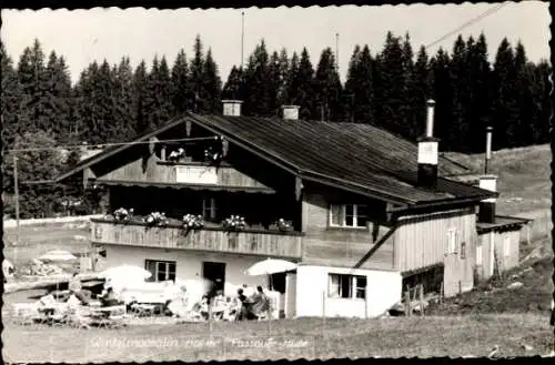 Foto Ak Reit im Winkl Oberbayern, Winklmoos-Alm, Passauer Hütte