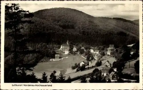 Ak Nordenau Schmallenberg im Sauerland, Panorama