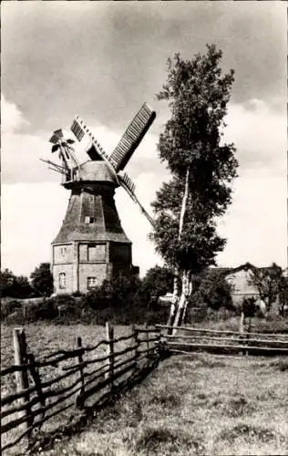 Ak Ostseebad Graal Müritz, Alte Windmühle in Graal