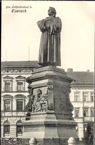 Ak Lutherstadt Eisenach in Thüringen, Lutherdenkmal