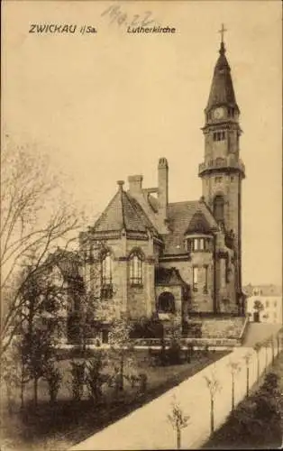Ak Zwickau in Sachsen, Lutherkirche