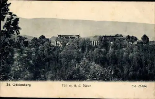 Ak Obernai Elsass Bas Rhin, Odilienberg Mont Sainte Odile