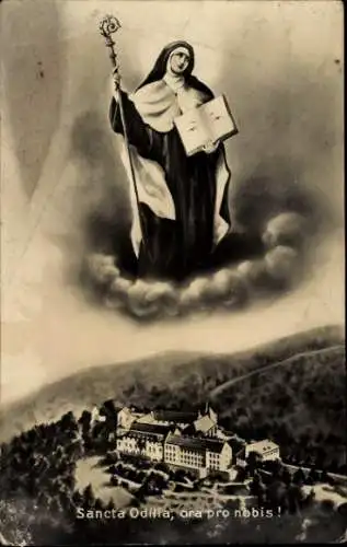 Ak Obernai Elsass Bas Rhin, Odilienberg Mont Sainte Odile