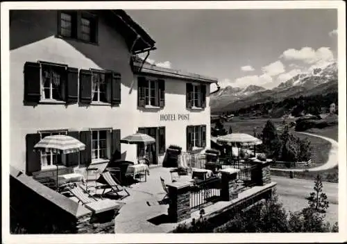 Ak Maloja Kanton Graubünden, Hotel Post