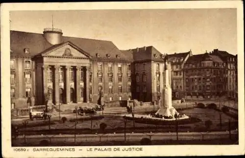 Ak Saargemünd Sarreguemines Lothringen Moselle, Palais de Justice