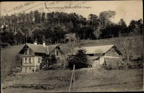 Ak Bärenhütte Vogesen Lothringen Moselle, Maison Forestiere