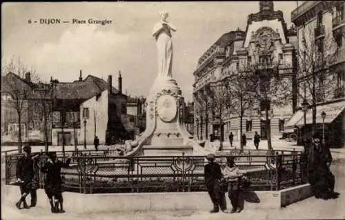 Ak Dijon Côte d’Or, Place Grangier