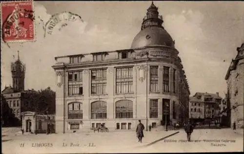 Ak Limoges Haute Vienne, La Poste