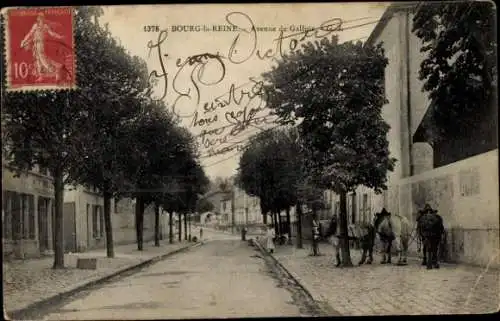 Ak Bourg la Reine Hauts de Seine, Avenue de Gallnis