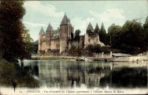 Ak Josselin Morbihan, Schloss