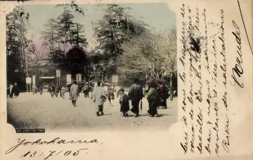 Ak Tokio Tokio Japan, Uyeno-Park