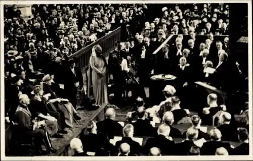 Ak 's Gravenhage Den Haag Südholland, Doopplechtigheid, Groote Kerk, 12 Mei 1938, Taufe, Königspaar