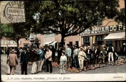 Ak Funchal Insel Madeira Portugal, Mercado de Botas