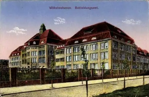 Ak Wilhelmshaven an der Nordsee, Bekleidungsamt