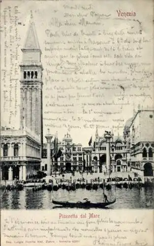 Ak Venezia Venedig Veneto, Piazzetta dal Mare