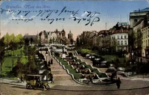 Ak Brüssel Brüssel, Mont des Arts