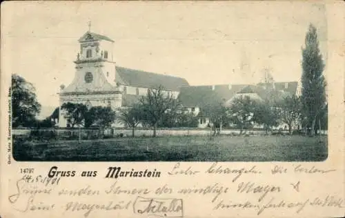 Ak Metzerlen Mariastein Kanton Solothurn, Kloster Maria Stein