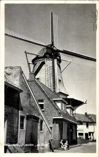 Ak Harderwijk Gelderland, Windmühle de Hoop