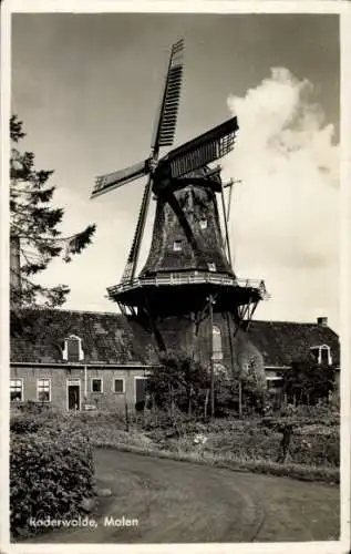 Ak Roderwolde Noordenveld Drenthe, Windmühle