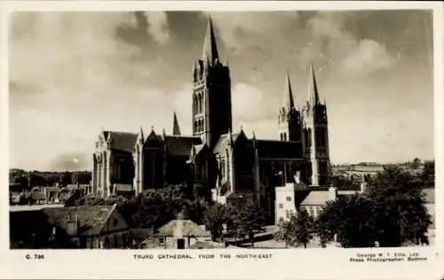 Ak Truro Cornwall England, Kathedrale