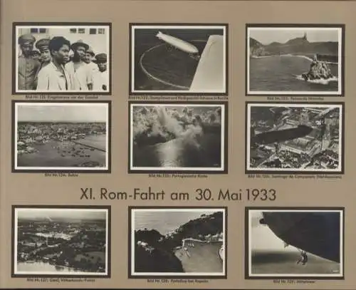 Zeppelin-Weltfahrten Buch II Sammelbilderalbum Greiling Zigarettenfabrik, Dresden 1936