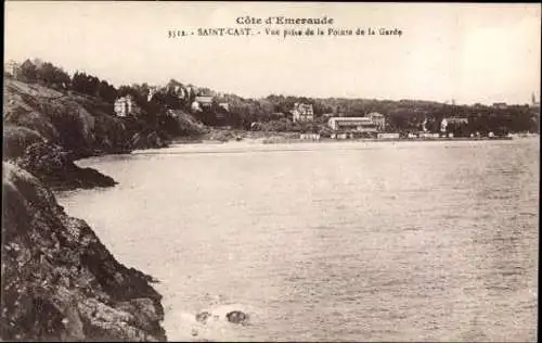 10 alte Ansichtskarten Saint Cast Côtes d’Armor, diverse Ansichten