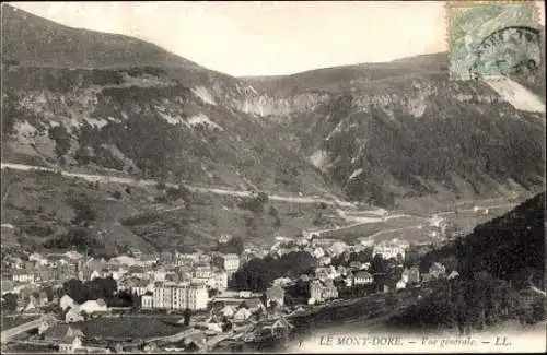 10 alte Ansichtskarten Le Mont Dore Puy de Dôme, diverse Ansichten