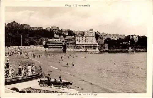 10 alte Ansichtskarten Saint Cast en Côtes d'Armor, diverse Ansichten