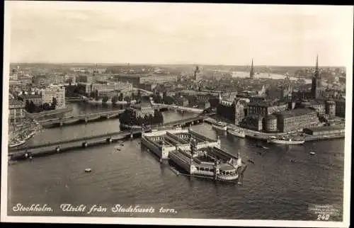 10 alte Ansichtskarten Stockholm Schweden, diverse Ansichten