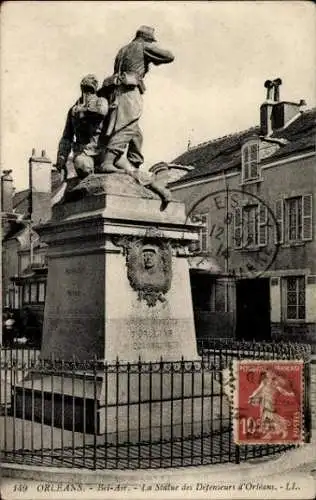 10 alte Ansichtskarten Orléans Loiret, diverse Ansichten